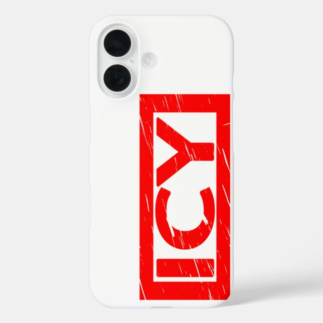 Funda iPhone 16 Icy Stamp (Reverso )