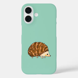 Funda iPhone 16 Ilustracion Cute Personalizado Hedgehog