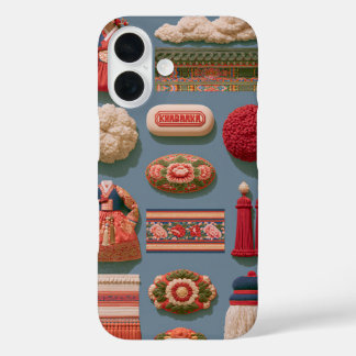 Funda iPhone 16 Ilustración estética coreana linda para iPhone pre