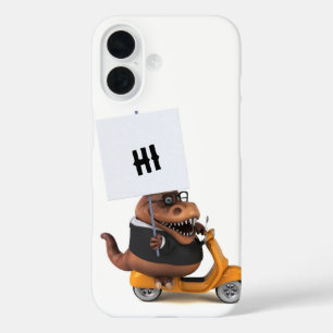 Funda iPhone 16 Ilustracion Fun Trex 3D