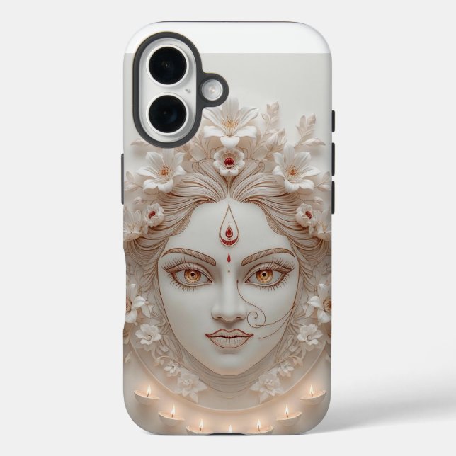 Funda iPhone 16 Ilustracion Shakti Within - Minimal Devi (Reverso )