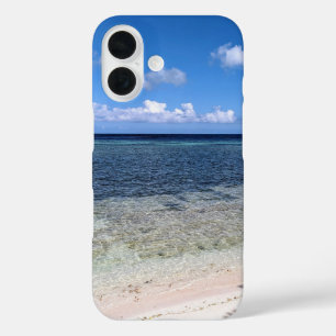 Funda iPhone 16 Imagen de escapada tropical de playa