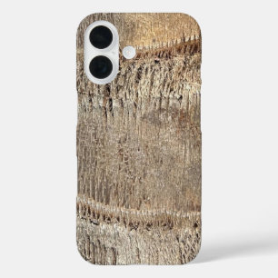 Funda iPhone 16 Imagen de foto de cierre de textura del tronco del