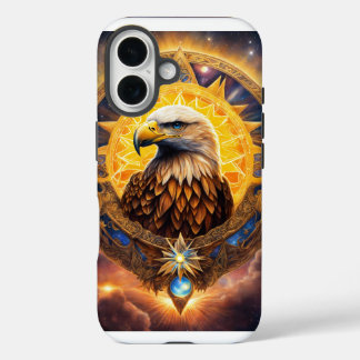 Funda iPhone 16 Imaginen un emblema que captura el espíritu de tra