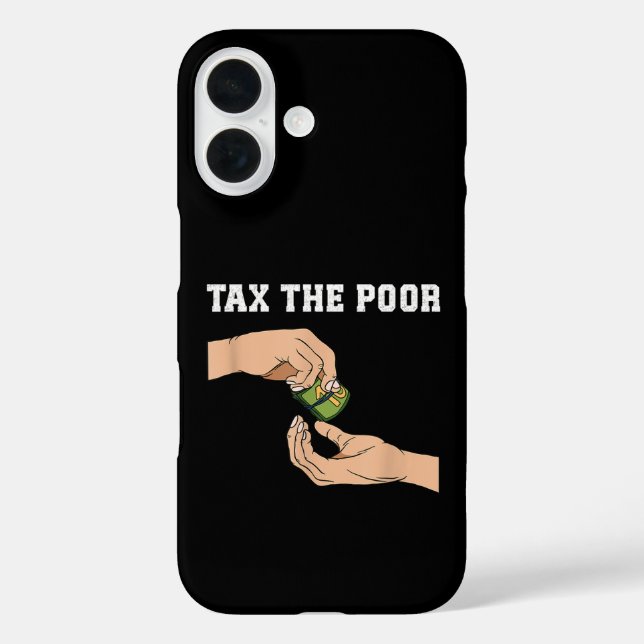 Funda iPhone 16 Imponer a los pobres (Reverso )