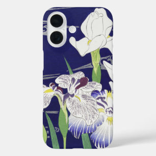Funda iPhone 16 Impresión artística de Iris japonés vintage de Kog