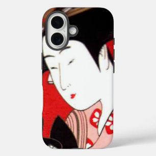 Funda iPhone 16 Impresión artística de la ceremonia del té japones