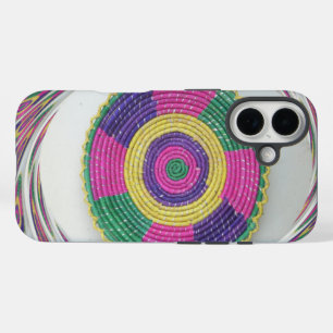 Funda iPhone 16 Impresión de arte con remolinos