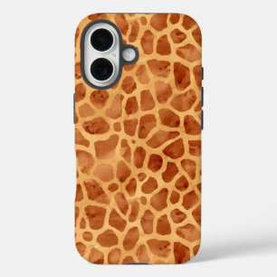 Funda iPhone 16 Impresión de jirafa acuarela