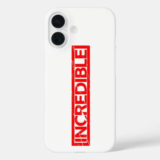 Funda iPhone 16 Impresionante estampilla (Reverso )