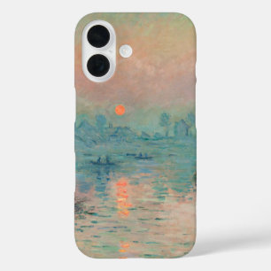 Funda iPhone 16 Impresionismo de Monet Sunset Seine Bella Artes