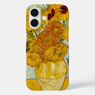 Funda iPhone 16 Impresionista de Vincent Van Gogh 12 Sunflowers