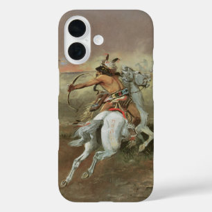 Funda iPhone 16 Indios Vintage, Por la Supremacía de CM Russell
