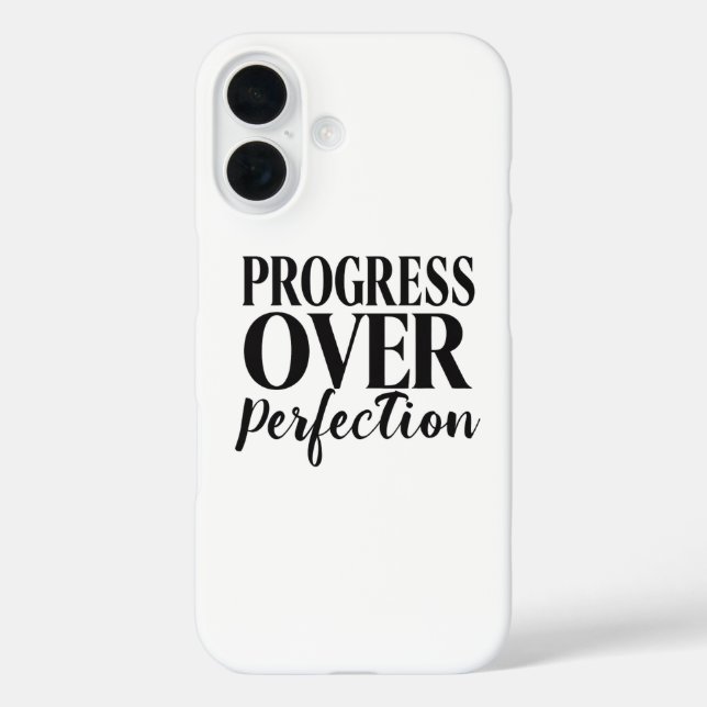 Funda iPhone 16 Inspirational Growth Mindset Typography (Reverso )