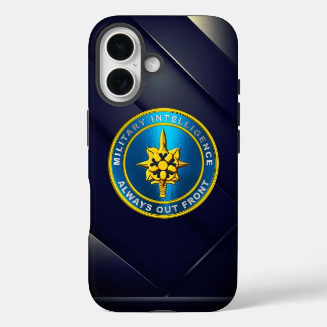 Funda iPhone 16 Inteligencia Militar MI  (Reverso )
