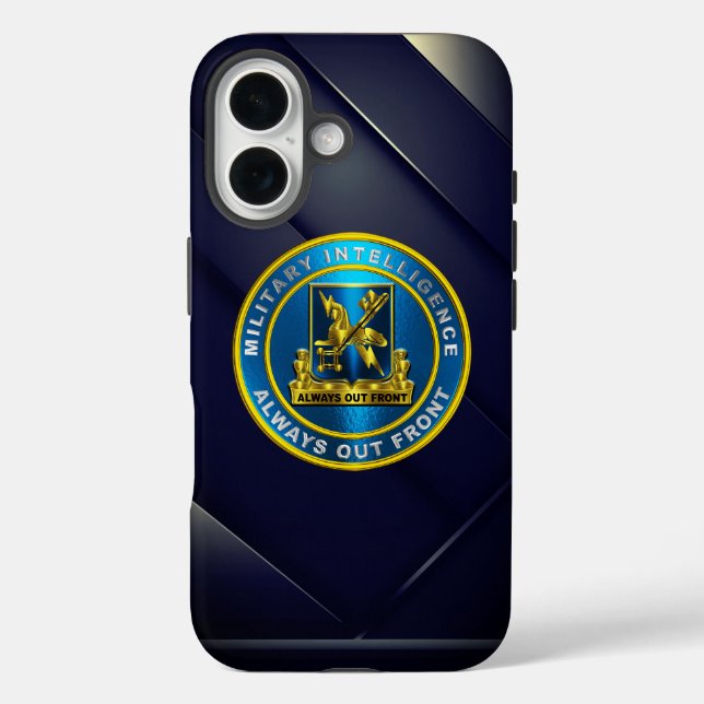 Funda iPhone 16 Inteligencia Militar MI  (Reverso )