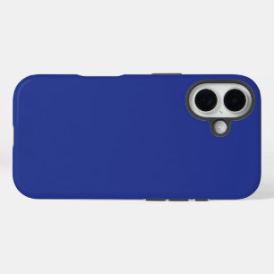 Funda iPhone 16 Invitación de boda minimalista audaz en azul profu