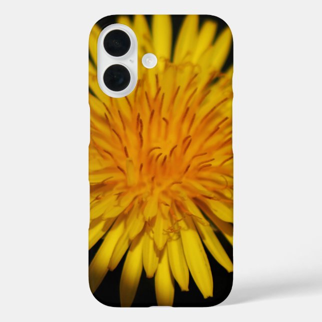 Funda iPhone 16 Iphcnm de flores de Dandelion (Reverso )