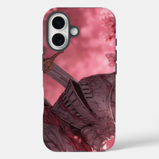 Funda iPhone 16 iPhone 16 Anime Caballero Armadura Fantasía Oscura