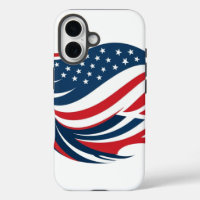 iphone 16 caso de teléfono bandera de ee.uu.
