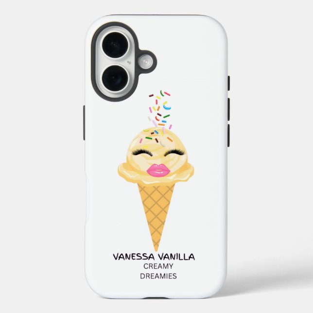 Funda iPhone 16 IPHONE cover Vanessa Vanilla  (Reverso )