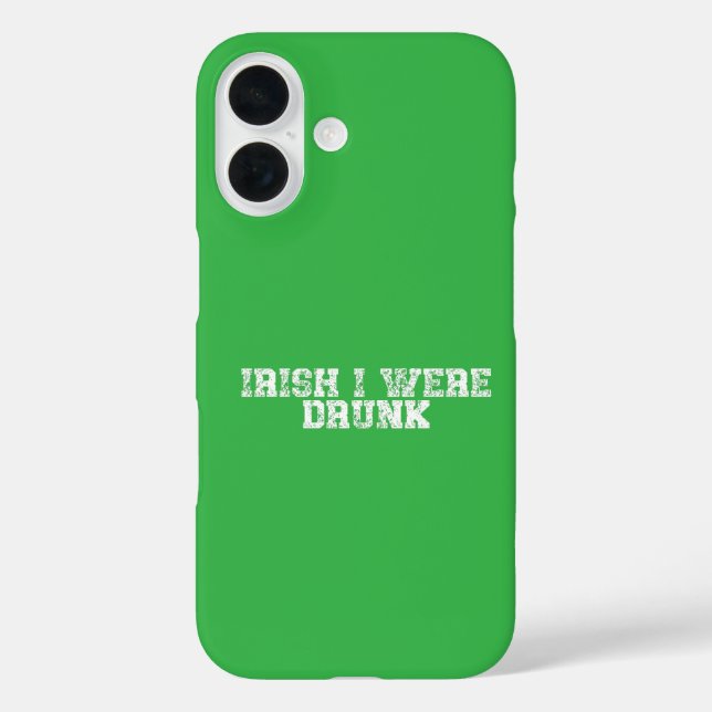 Funda iPhone 16 Irlandés, estaba ebrio (Reverso )