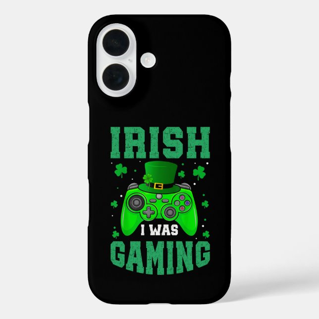 Funda iPhone 16 Irlandés, estaba jugando (Reverso )