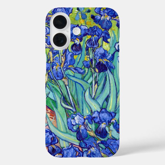 Funda iPhone 16 Irritos de pintura vibrante de Vincent Van Gogh (Reverso )