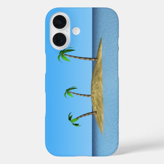 Funda iPhone 16 isla tropical (Reverso )