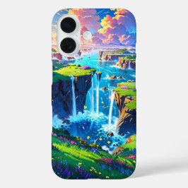 Funda iPhone 16 Islas Fantasías flotantes