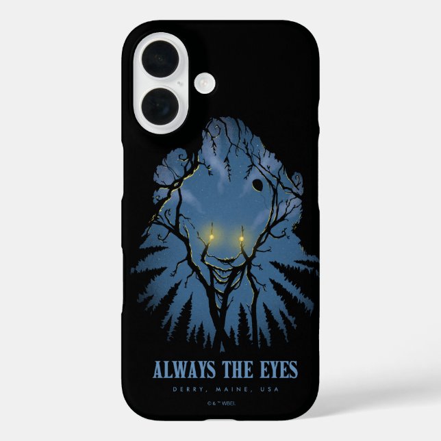 Funda iPhone 16 IT Always the Eyes Pareidolic Tree Tops (Reverso )