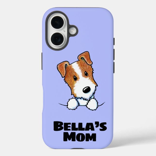 Funda iPhone 16 Jack Russell KiniArt (Reverso )