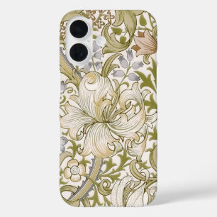 Funda iPhone 16 Jardín de flores clásicas de lirio dorado de Willi