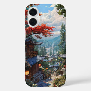 Funda iPhone 16 Jardín Japonés