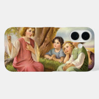 Jesucristo enseñando a los niños, religión vintage