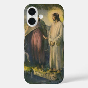 Funda iPhone 16 Jesucristo resucitado por la tumba por ML Greer