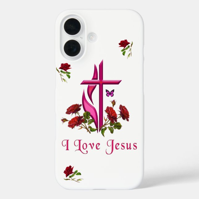 Funda iPhone 16 Jesús (Reverso )