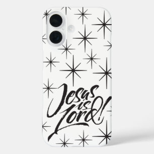 Funda iPhone 16 Jesús es el Señor - Navidades Estrellas Cristianas
