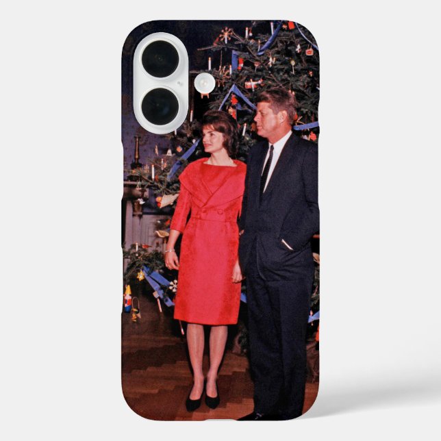Funda iPhone 16 John Kennedy y Jacqueline (Reverso )
