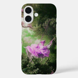 Funda iPhone 16 JOVEN Y BAILANDO EN NATURALEZA Violeta Púrpura Ver