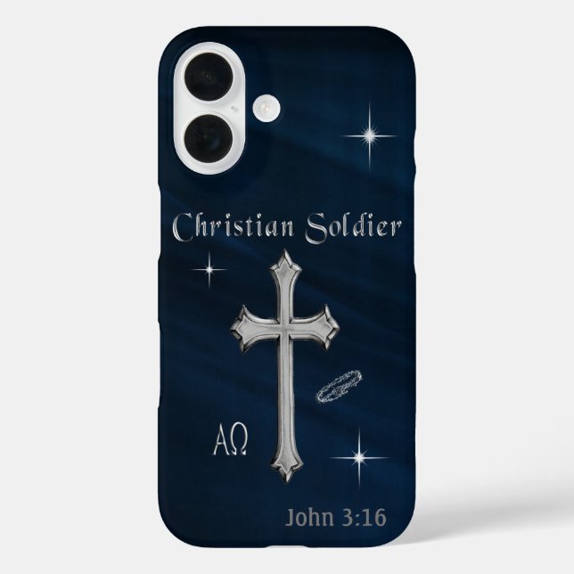 Funda iPhone 16 Juan 3:16 (Reverso )