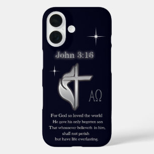 Funda iPhone 16 Juan 3:16