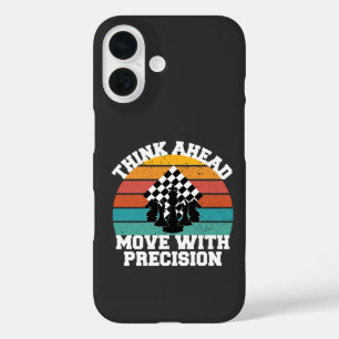 Funda iPhone 16 Juego de mentalidad de precisión de estrategia de
