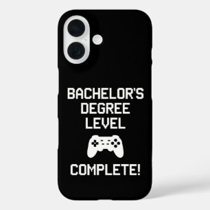 Funda iPhone 16 Jugador de juegos completo a nivel de licenciatura