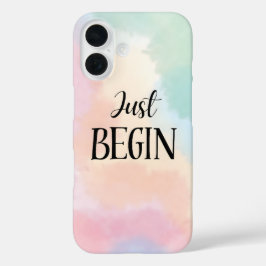 Funda iPhone 16 Just Begin