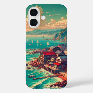 Funda iPhone 16 (Kagayaku Umibe) – Costa Brillante