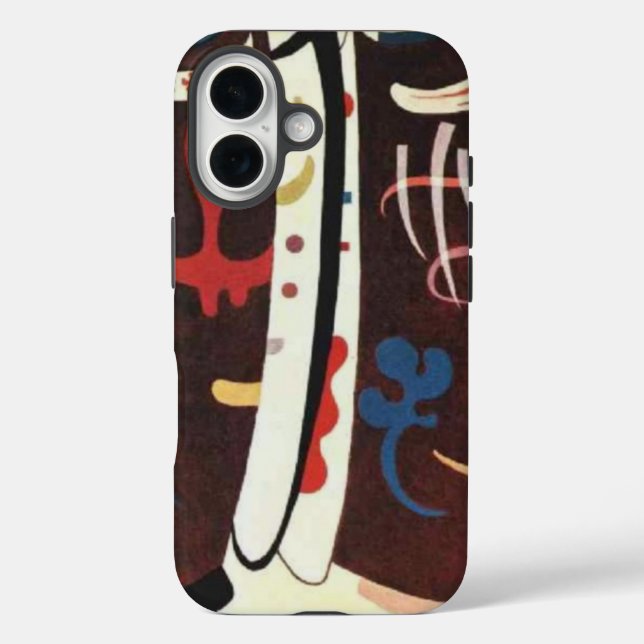 Funda iPhone 16 Kandinsky Brown con Suplemento Resumen (Reverso )
