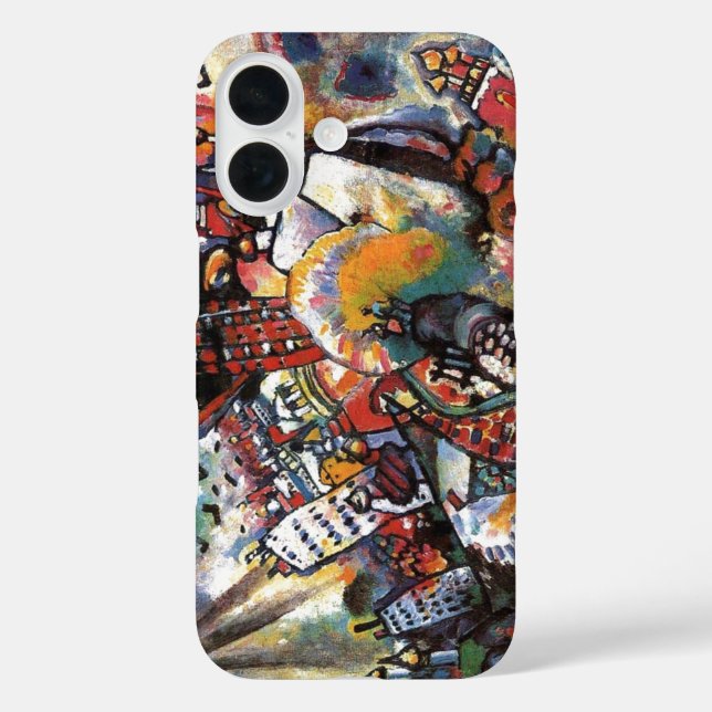 Funda iPhone 16 Kandinsky Moscú I Cityscape Resumen Arte (Reverso )