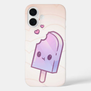 Funda iPhone 16 Kawaii Bitten Popsicle - Cute Pastel Ice Lolly