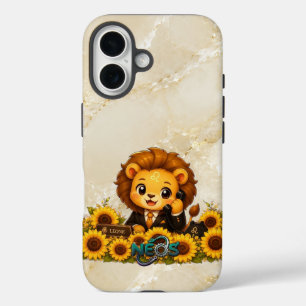 Funda iPhone 16 Kawaii Zodiac Neos Leo